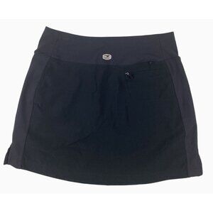 Sugoi Womens S Black Moxie Tennis Wear Athletic Travel Skort Pocket  Stretch Fit